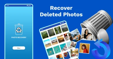 illustrative image of the app to recover deleted photos.