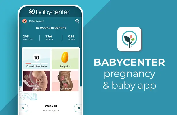 illustrative image of the babycent app