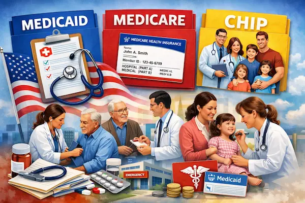 Medical assistance (Medicaid, Medicare & CHIP)