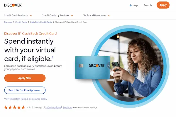 Discover It Cash Back