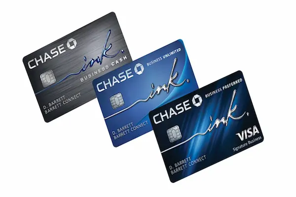 chase for business credit cards