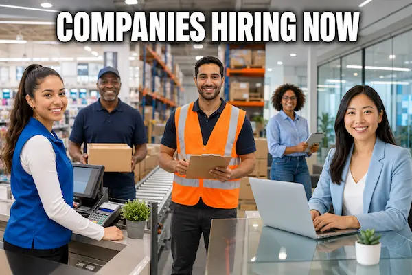 Companies hiring Major employers with open jobs right now