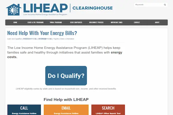 LIHEAP assistance